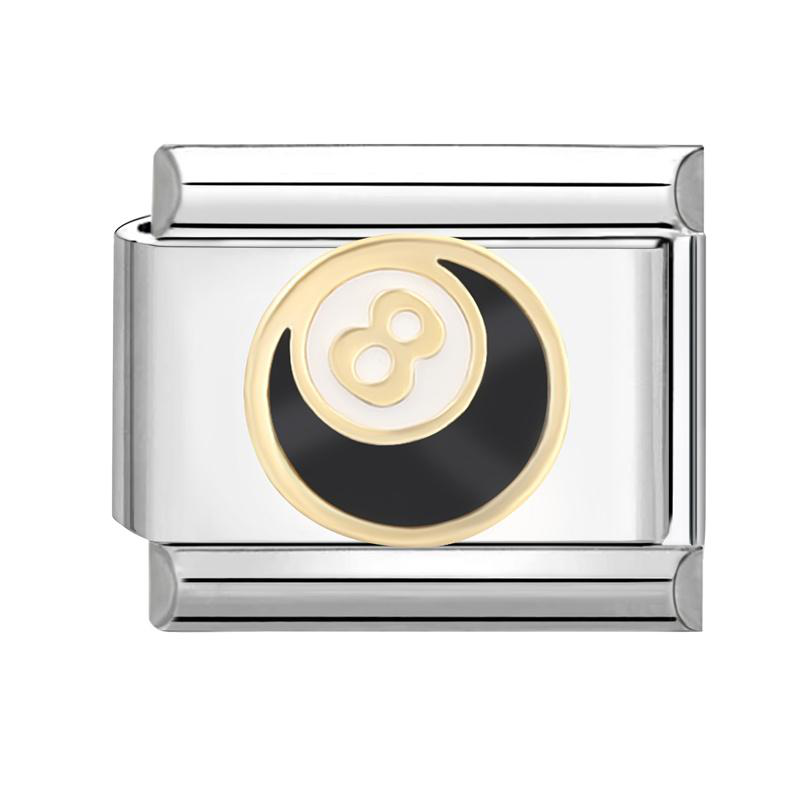 Moon Italian Charm Silver
