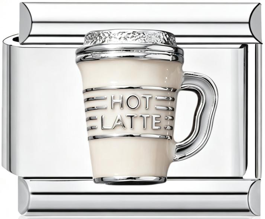 Hot Latte Mug Italian Charm Silver