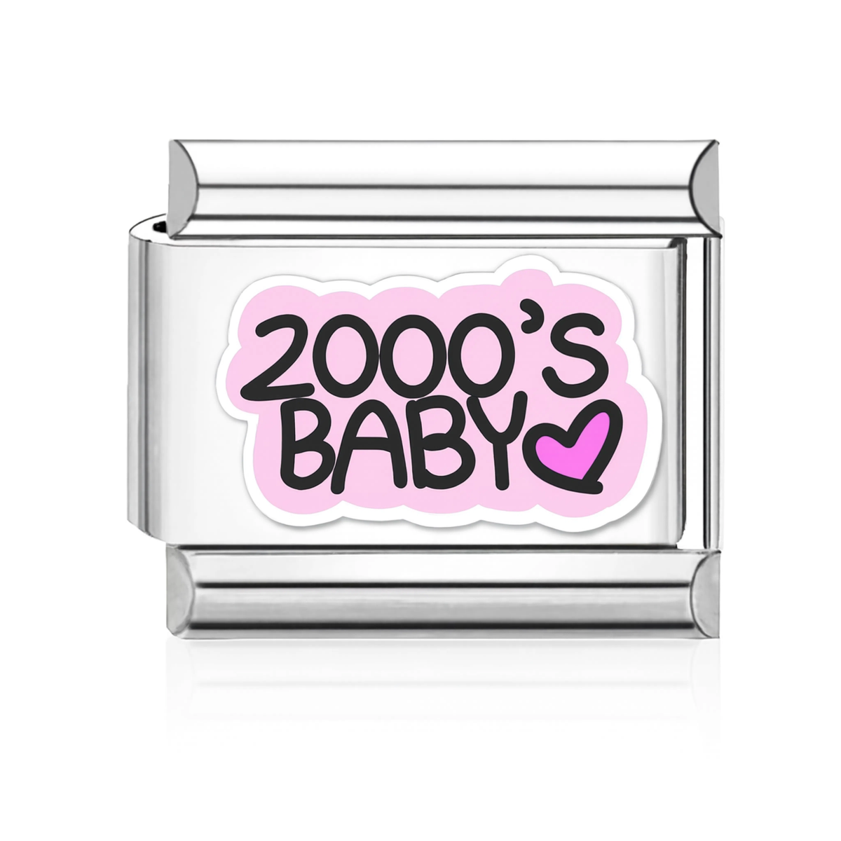 2000's Baby Italian Charm - Silver