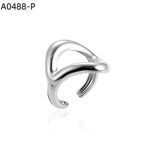 Chevron Stack Ring