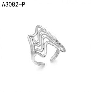 Woven Cross Ring