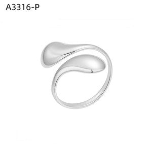 Ridged Dome Ring
