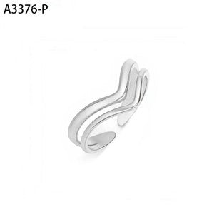 Notched Wave Ring - Barcelona souvenir jewellery