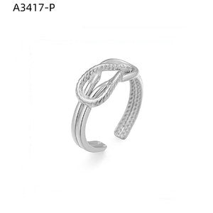 Waved Signet Ring