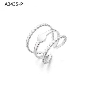 Slim Signet Two Ring