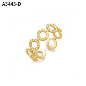 Curled Bar Ring