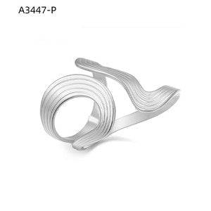 Curled Notch Ring