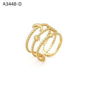Beaded Wave Ring