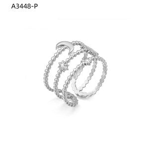 Beaded Wave Ring