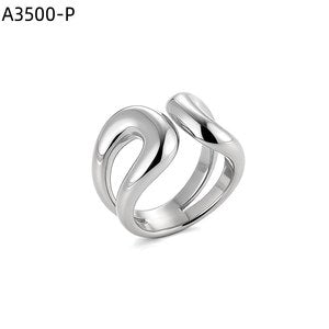 Ridged Dome Ring
