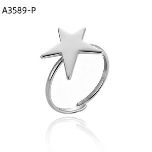 Curled Bar Ring