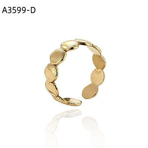 Beaded Notch Two Ring