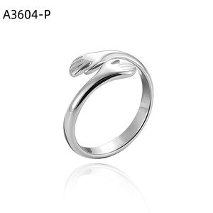 Open Petal Two Ring
