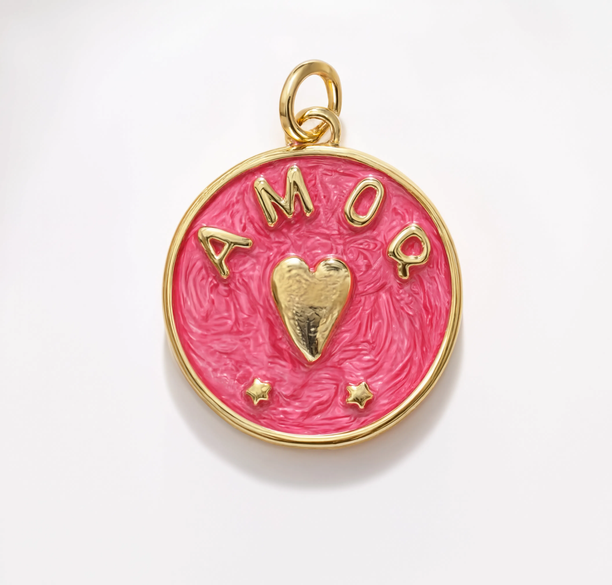 AMOR Coin Charm Gold — product view