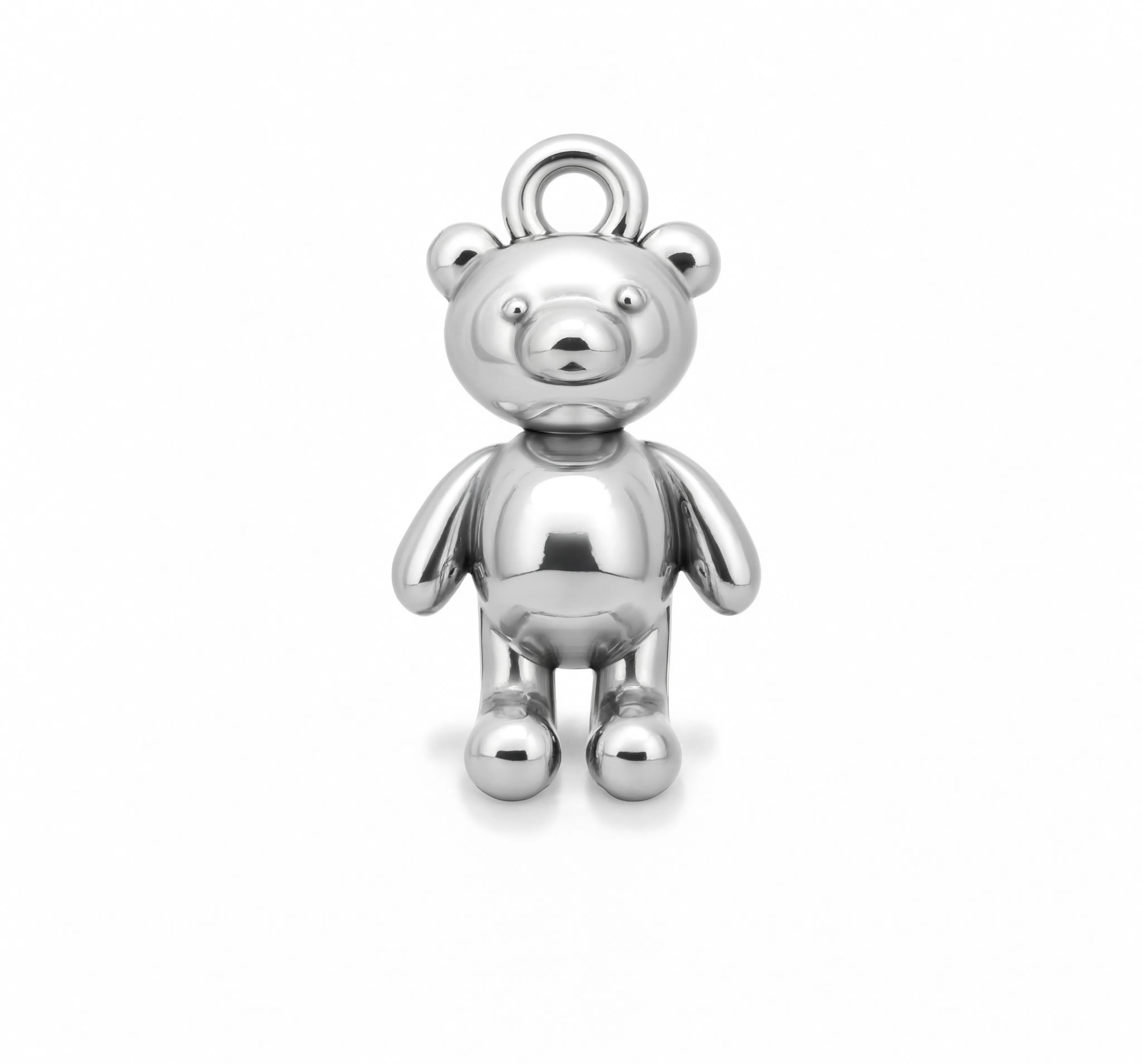 Bear Charm Silver — product view
