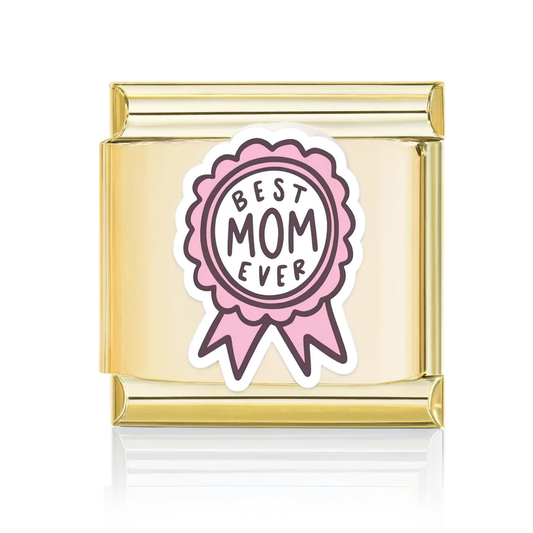 Best Mom Ever Charm Gold HD
