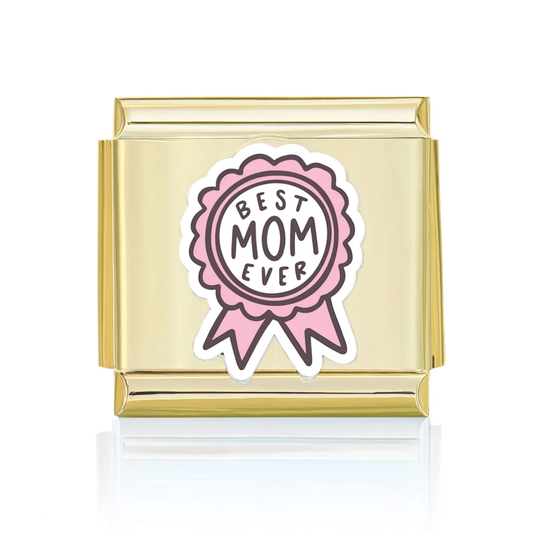 Best Mom Ever Charm Gold HD v2