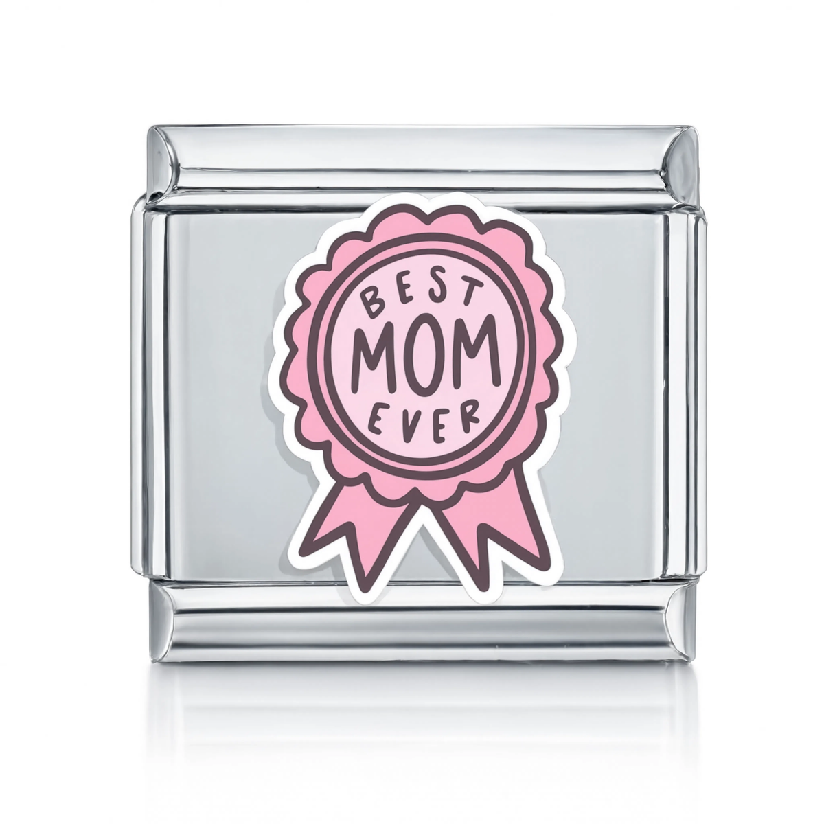 Best Mom Ever Charm Silver