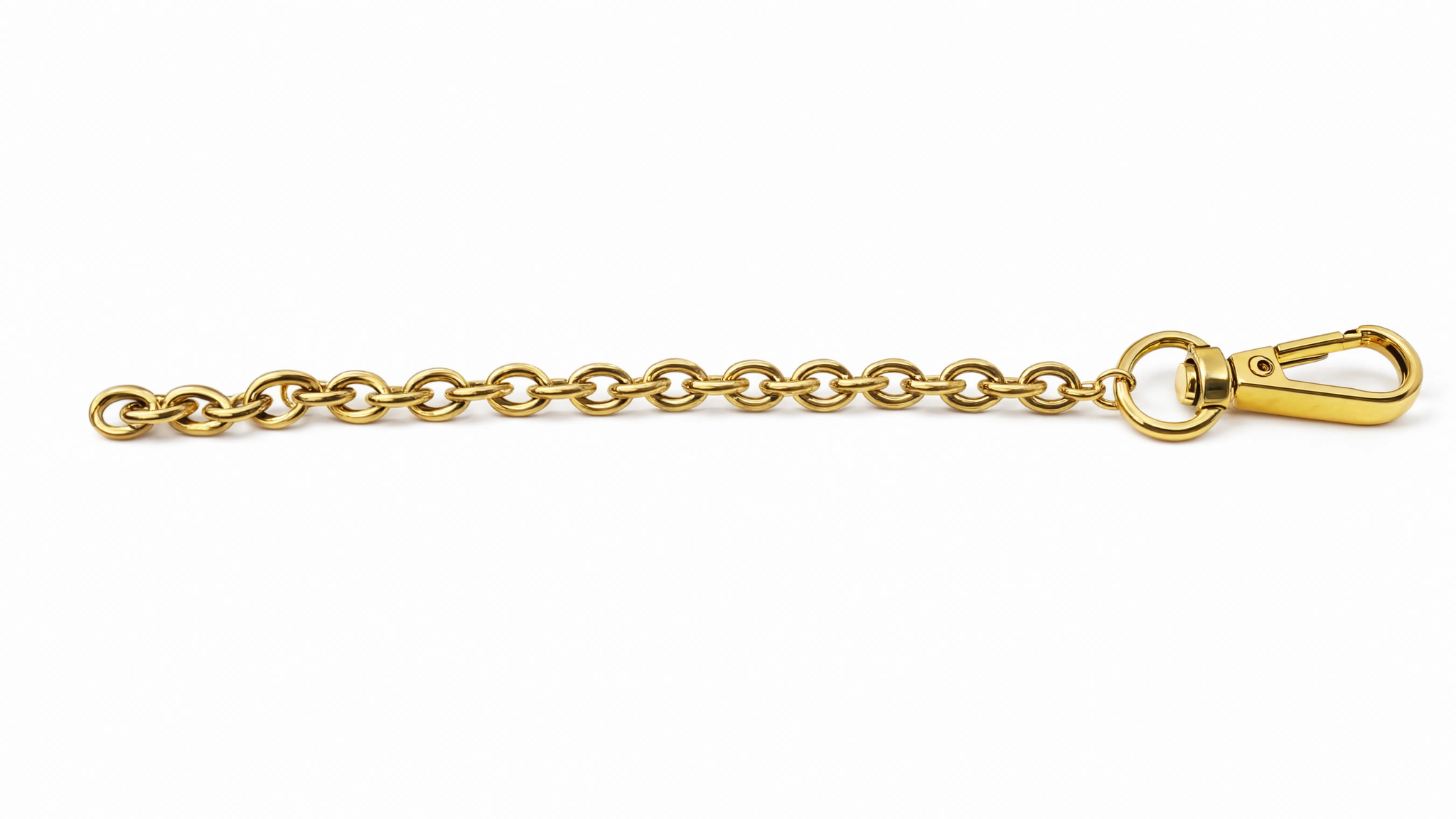 Cable chain keychain