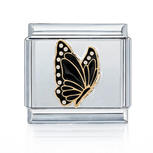 Crystal Butterfly Silver