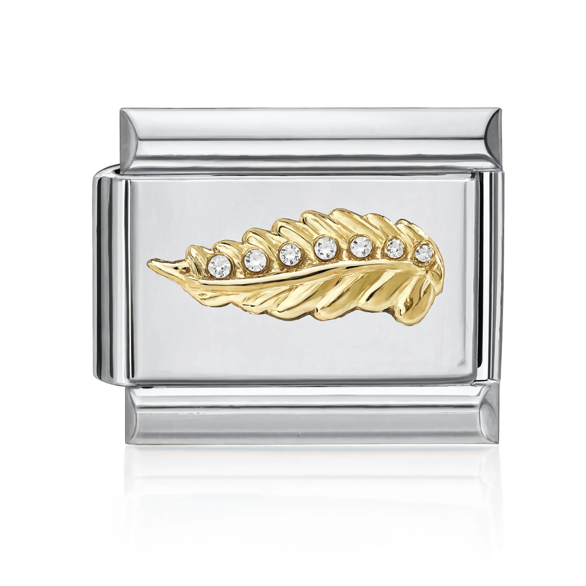 Crystal Leaf Charm HD