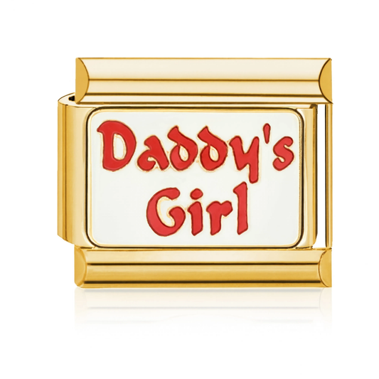 Daddy's Girl Italian Charm - Gold