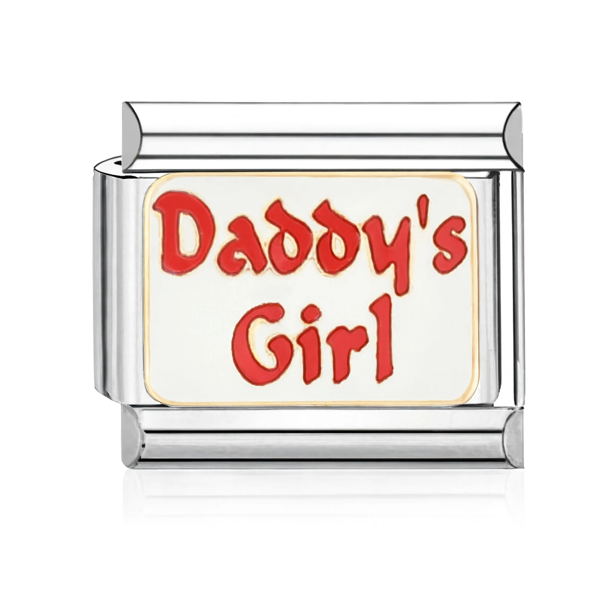 Daddy's Girl Italian Charm - Silver