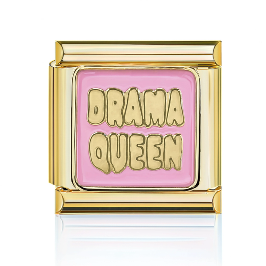 Drama Queen Gold Text Gold