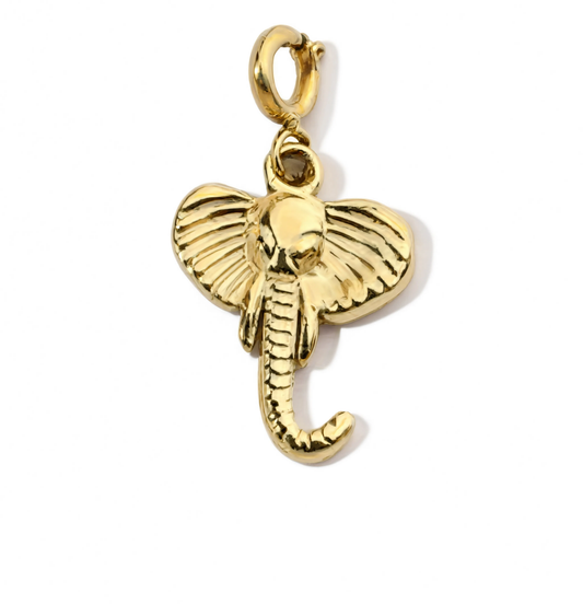 Elephant Charm Gold — product view
