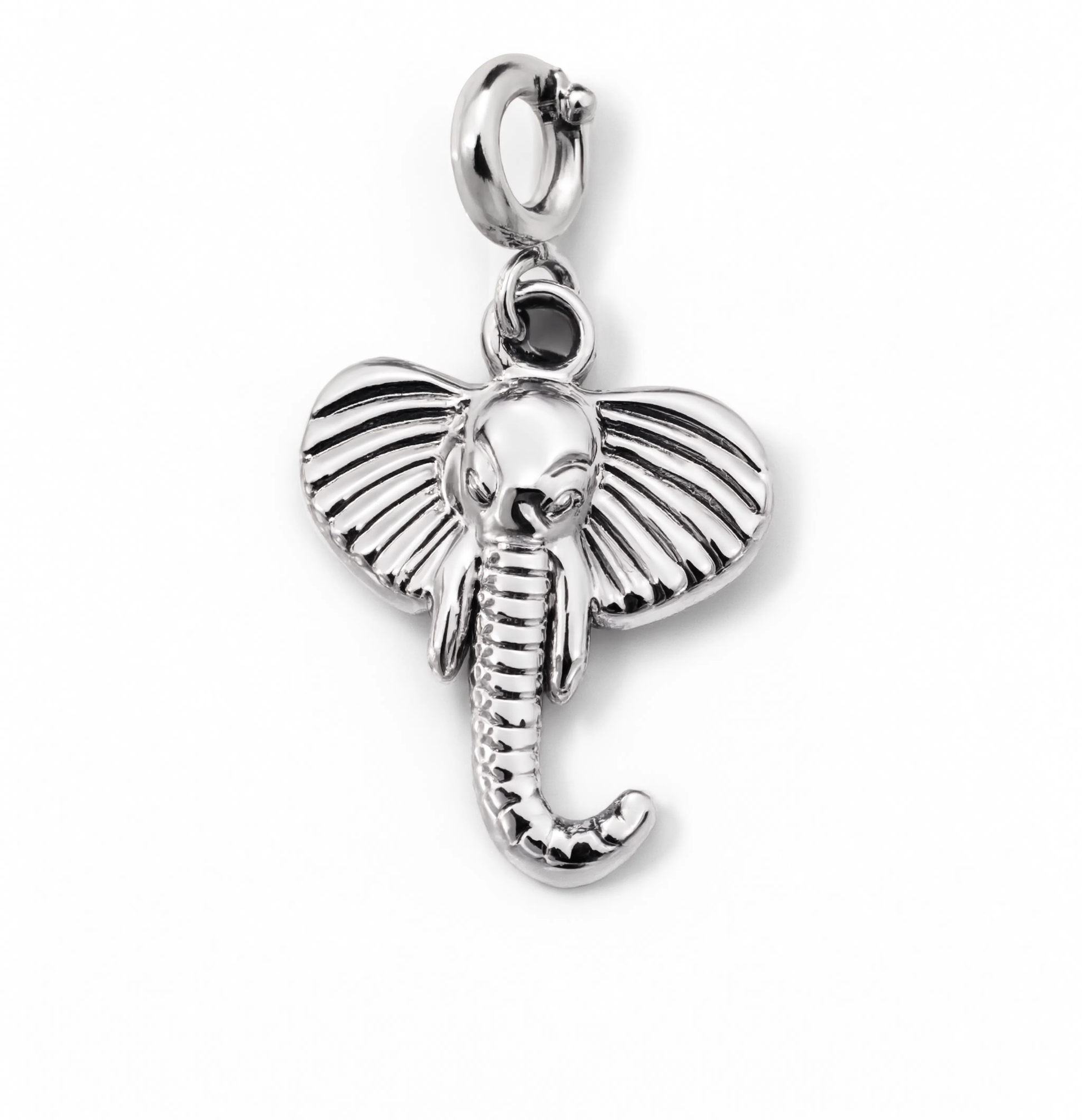 Elephant Charm Silver — product view