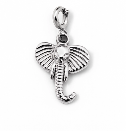 Elephant Charm Silver — product view
