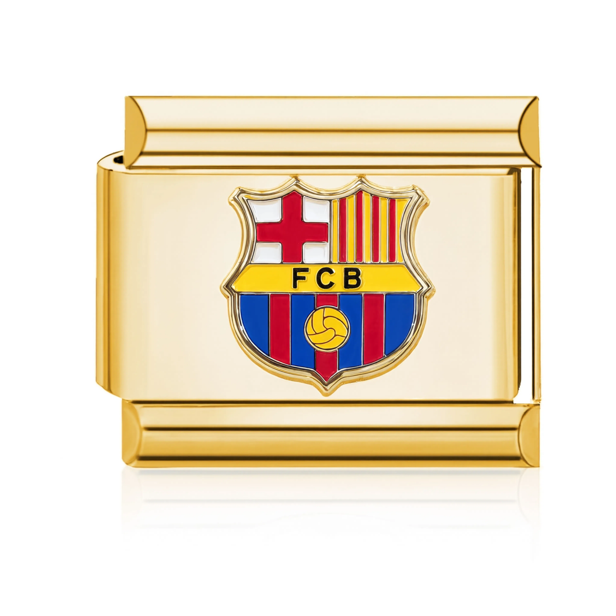 FCB Crest Italian Charm Gold