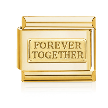 Forever Together Italian Charm - Gold