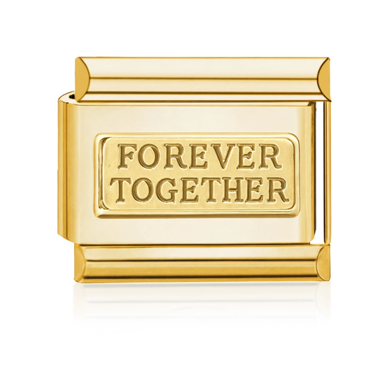 Forever Together Italian Charm - Gold