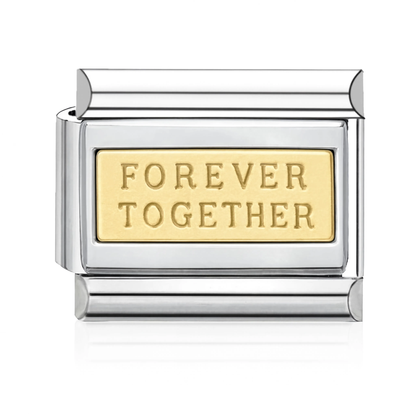 Forever Together Italian Charm - Silver