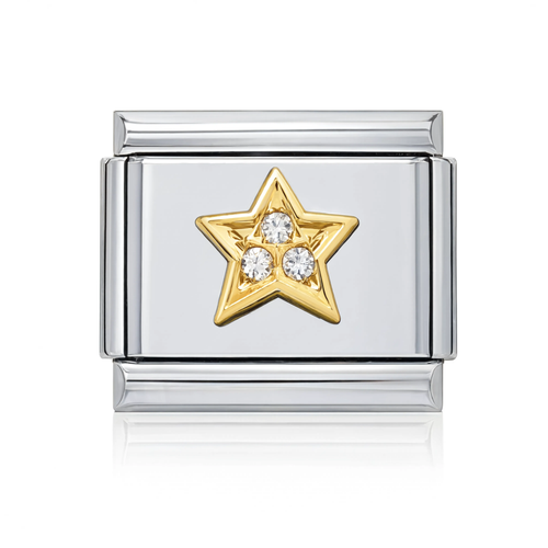 Gold Crystal Star Charm HD