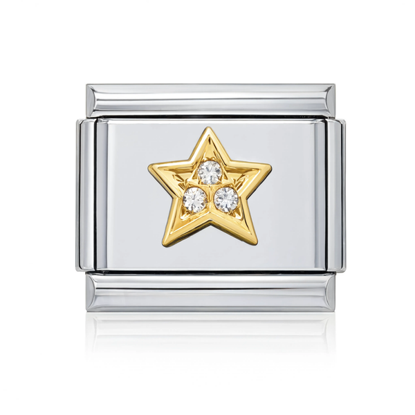 Gold Crystal Star Charm HD