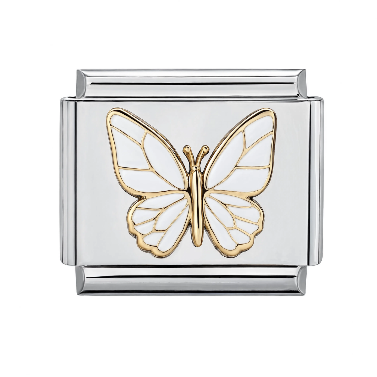 Gold White Butterfly