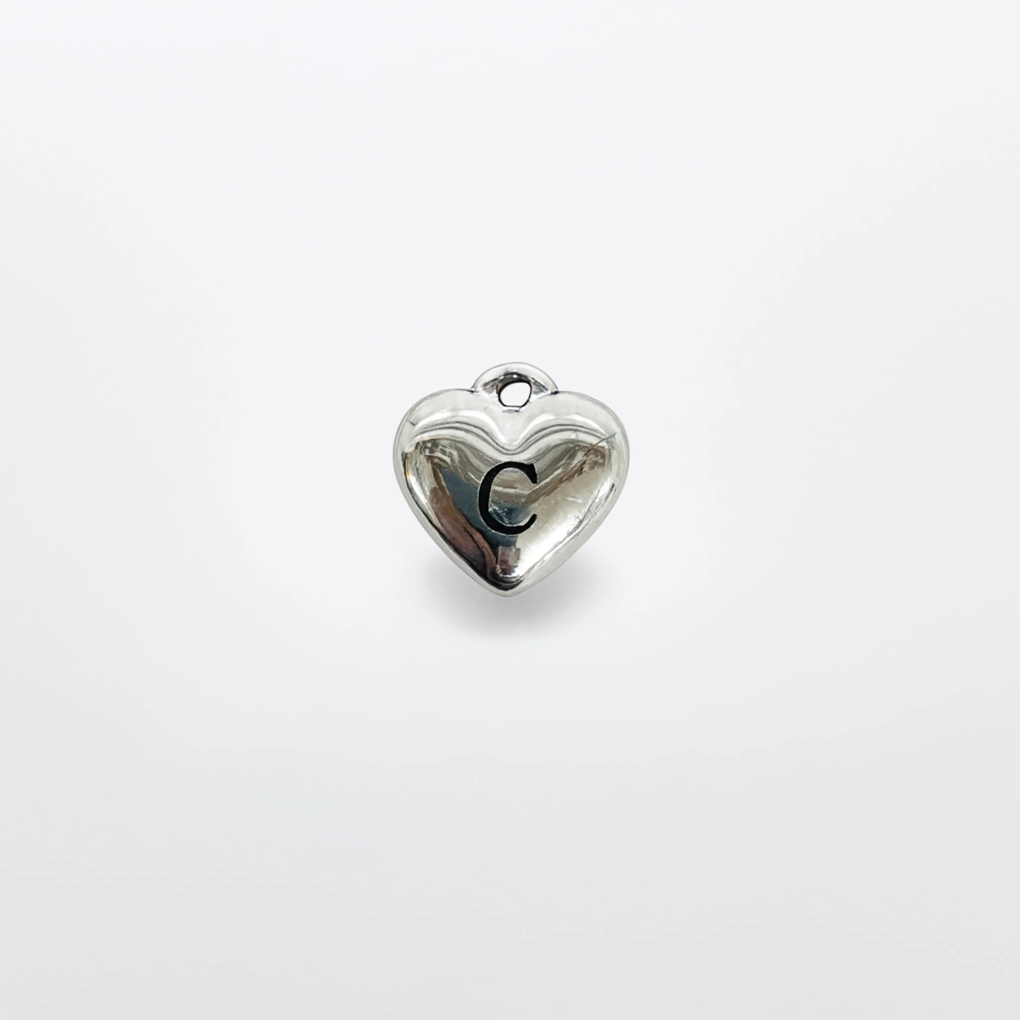 Letter C Charm Silver