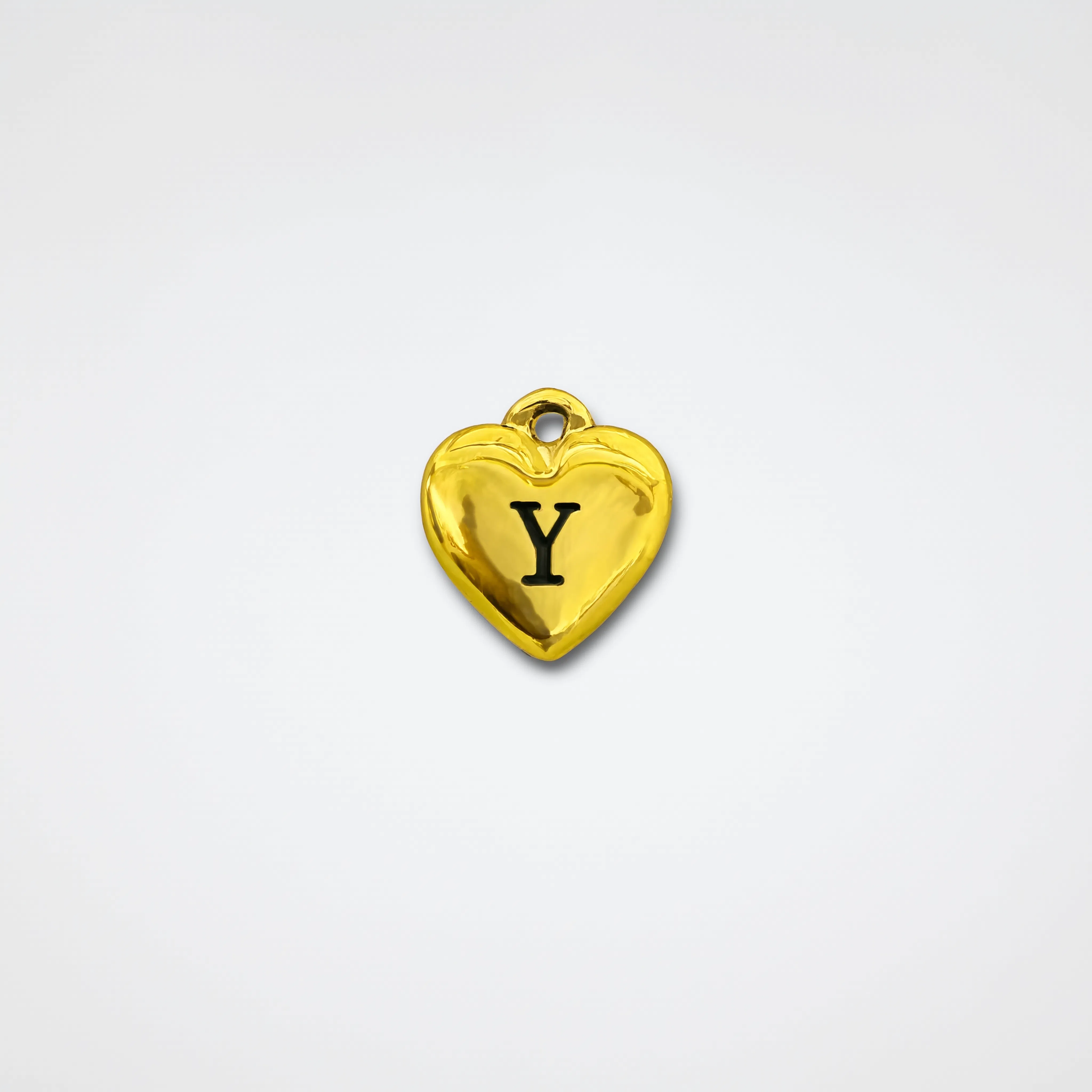 Letter Y Charm Silver