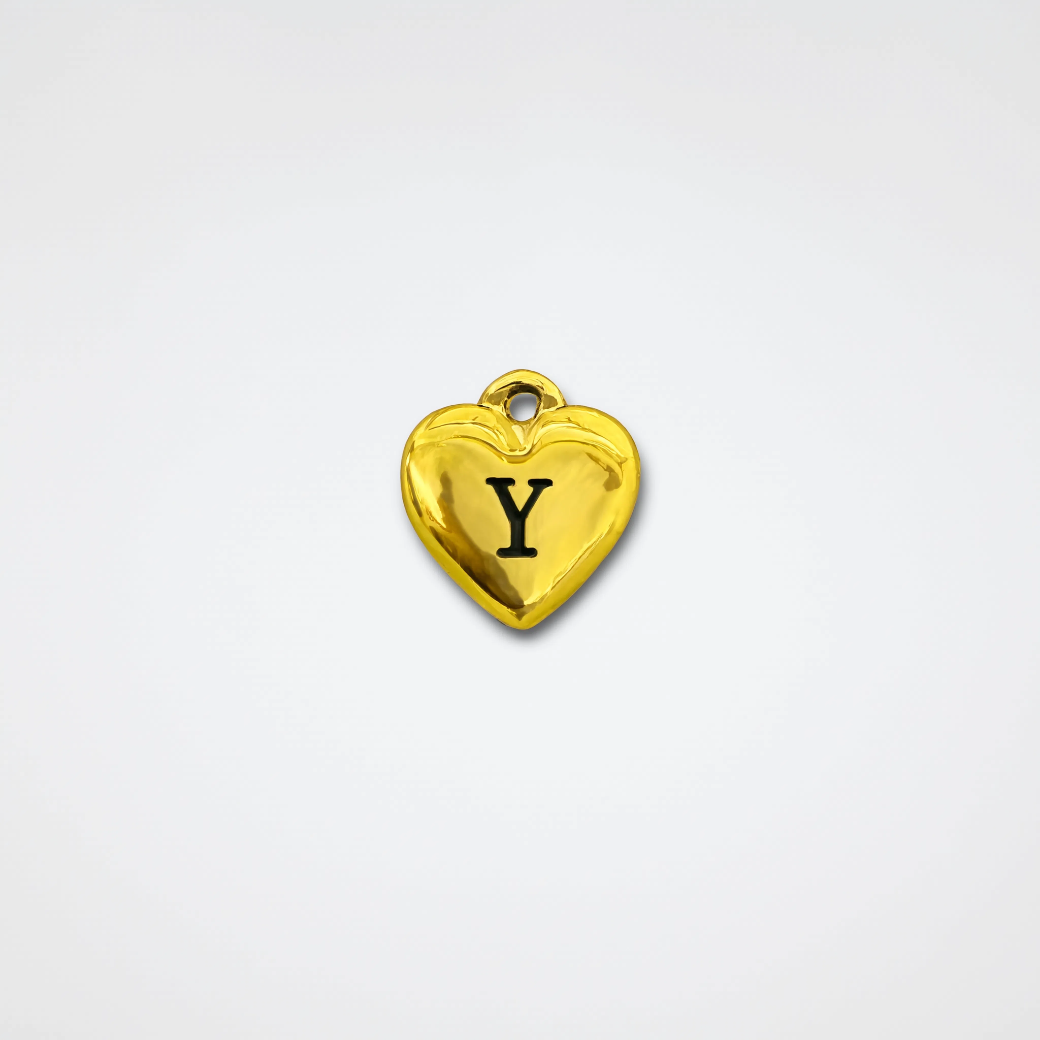 Letter Y Charm Silver