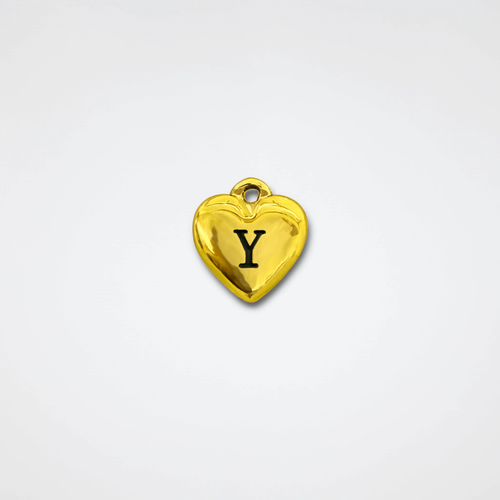 Letter Y Charm Silver