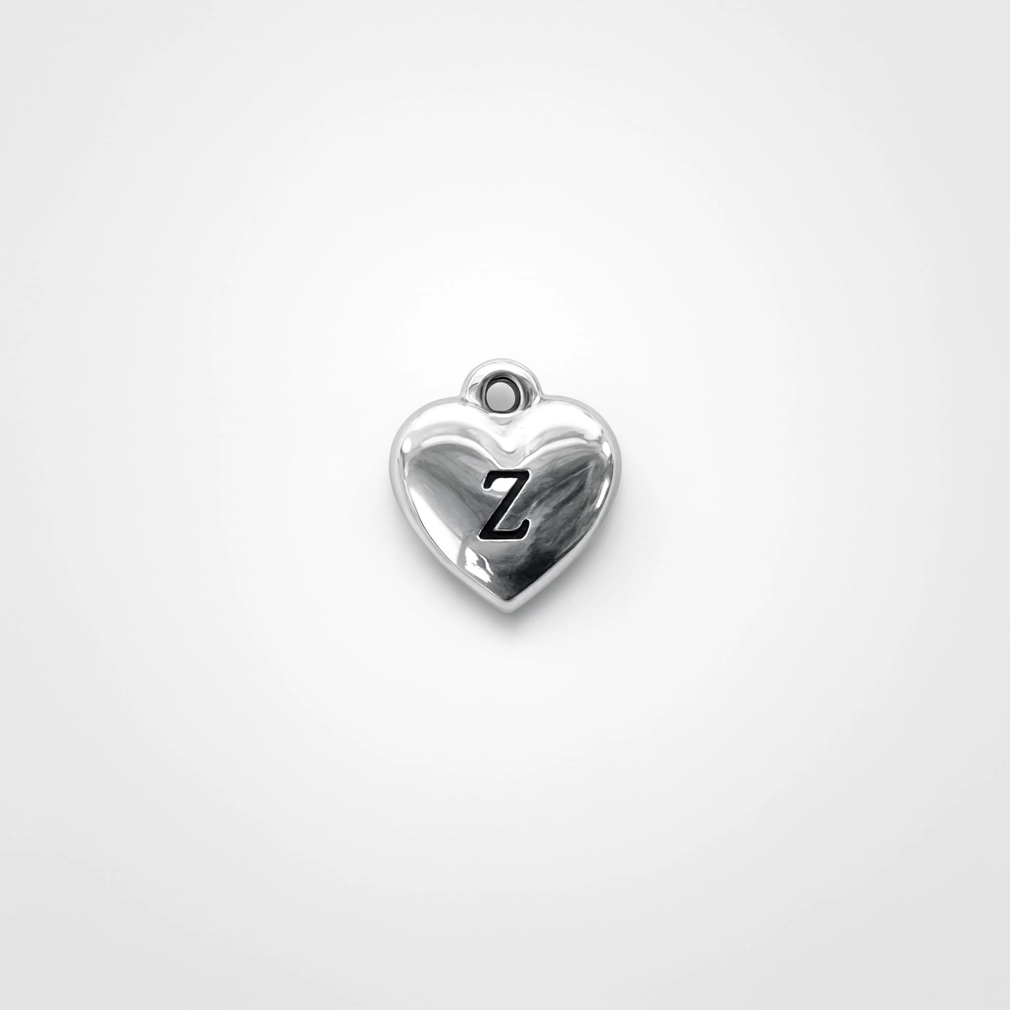 Letter Z Charm Silver