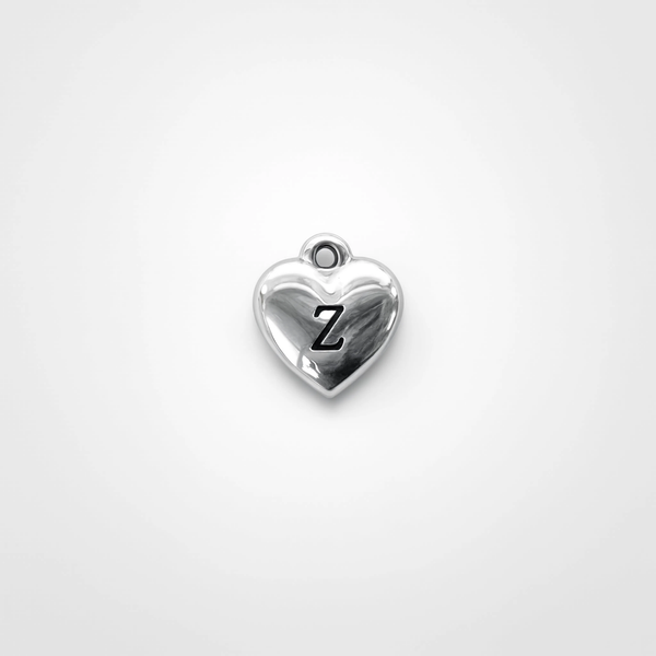Letter Z Charm Silver