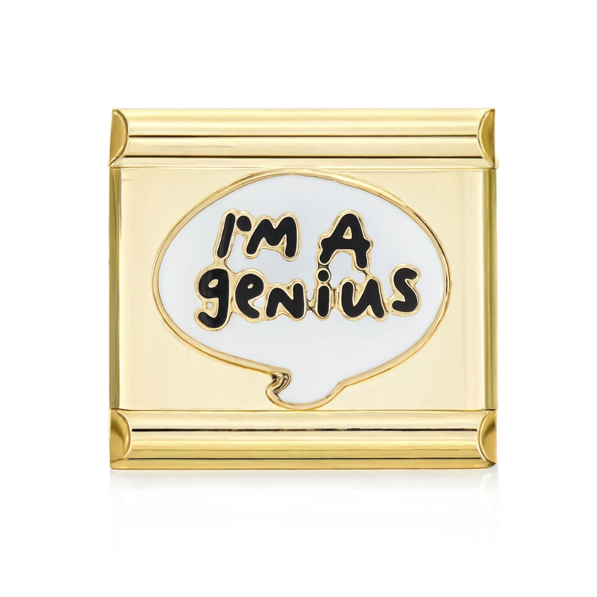 I'm A Genius Italian Charm