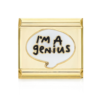 I'm A Genius Italian Charm