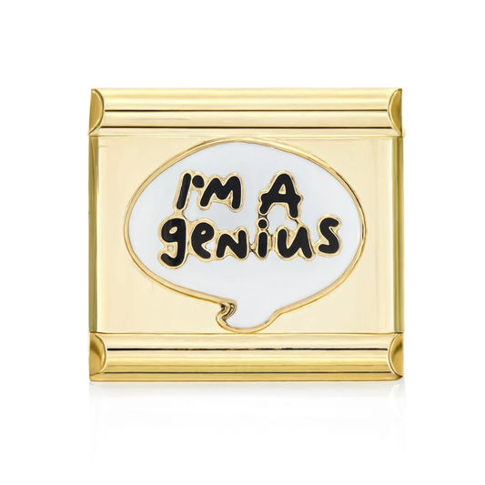 I'm A Genius Italian Charm