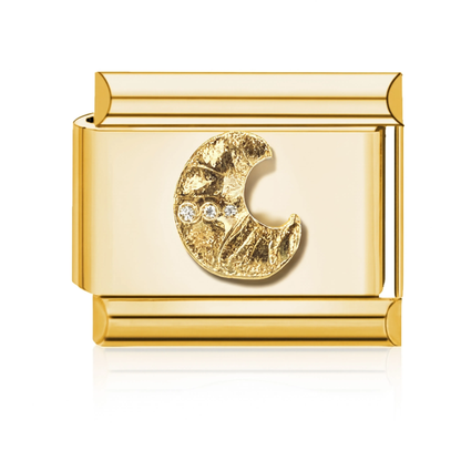 Letter C Initial Italian Charm - Gold