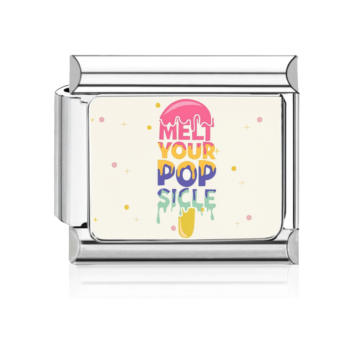Melt Your Popsicle Italian Charm Silver