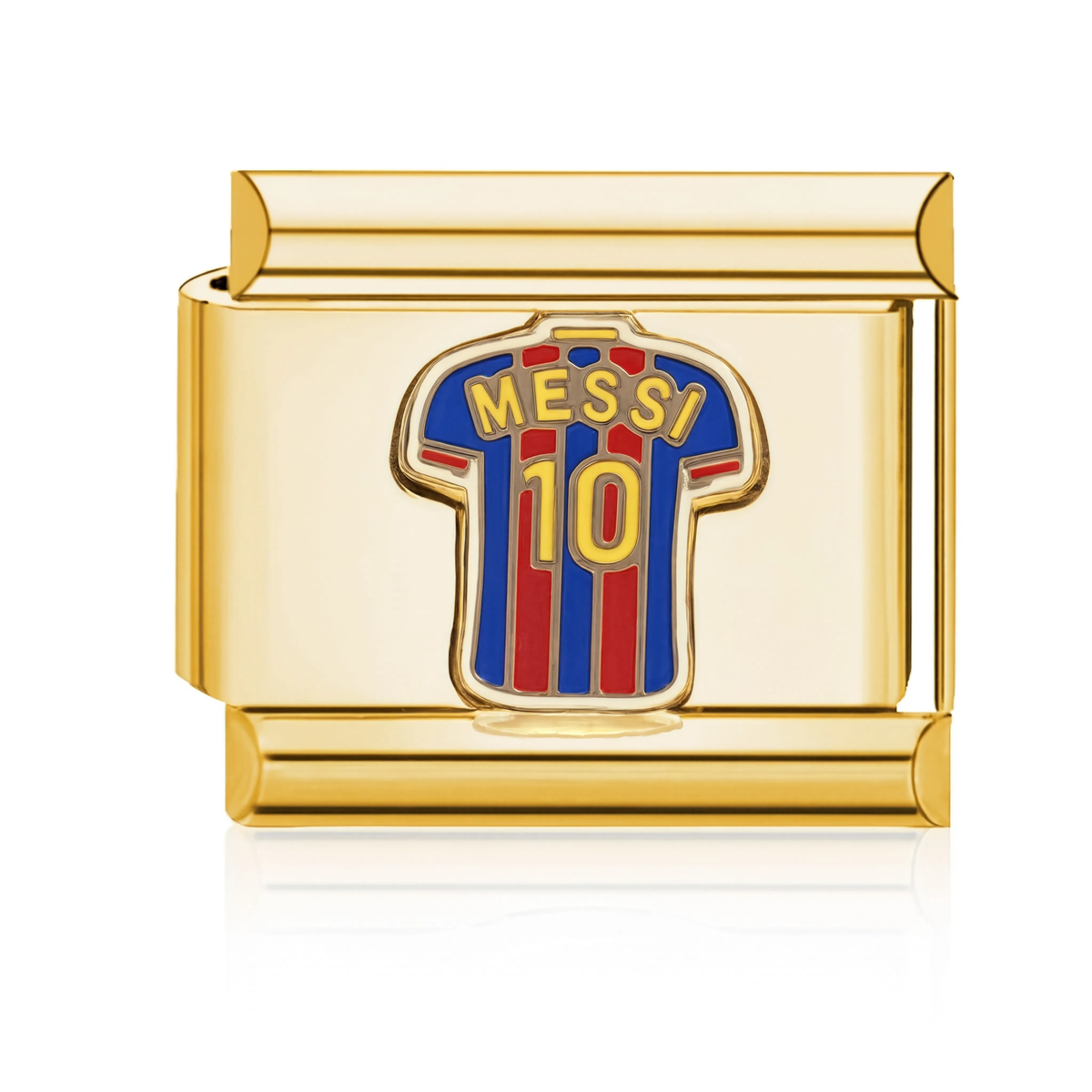 Messi Jersey Italian Charm - Gold